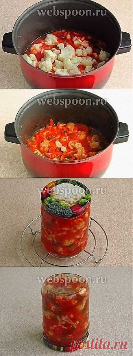 Цветная капуста в томатно-перечной заливке рецепт с фото на Webspoon.ru