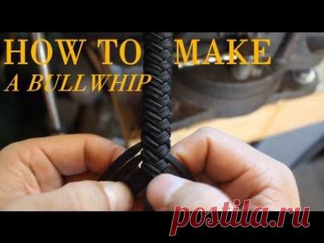 How to Make a Paracord Bullwhip - a full length tutorial by Nick Schrader