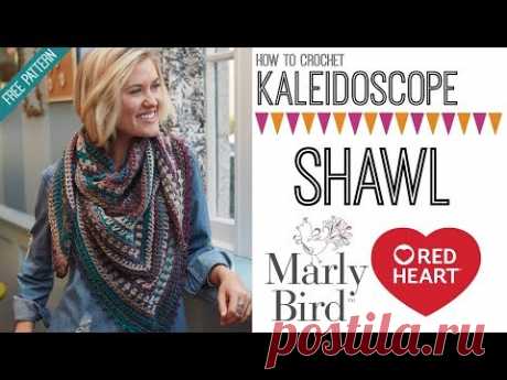 How to Crochet Kaleidoscope Shawl (Right Handed)