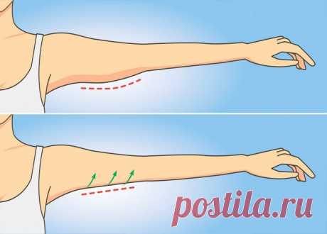 Упражнение №1, которое избавит от дряблой кожи на руках за 1 неделю и займет всего минуту! » ЧапЧап