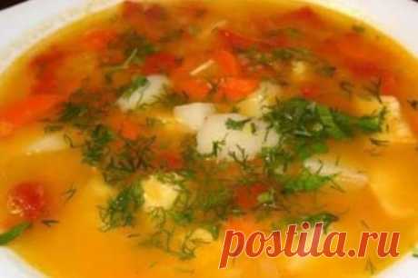 Картофельный суп с томатами