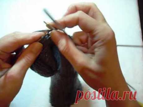 Вязание носков.Подъем стопы..mp4 - YouTube
