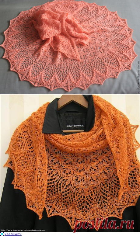 Шаль Цветочное Эхо (Echo FIower Shawl)