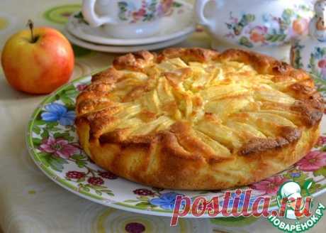 Итальянский деревенский яблочный пирог - кулинарный рецепт