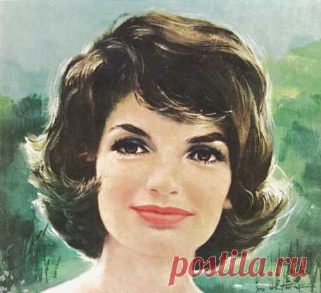 Jacqueline Kennedy (artist - Jon Whitcomb) | KlaatuCarpenter | Flickr