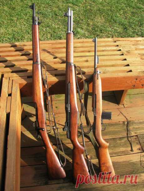 WWII battle rifles of the United States - (l ... | Weapons &amp; 2nd Amen…