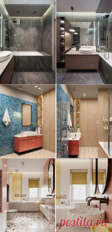 Дизайн ванной 2023: Лучшие Интерьеры (125 фото)