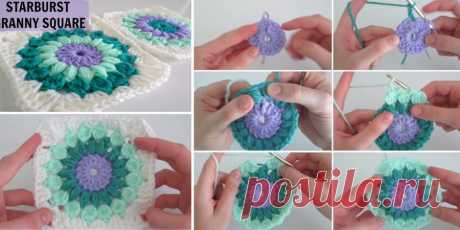 Learn to Crochet a Starburst Granny Square - Design Peak