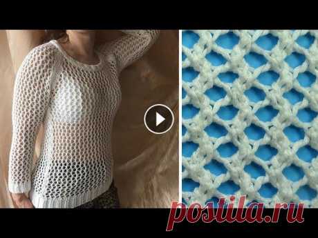 Ажурный узор спицами Open work knitting pattern 10

трехцветные рисунки спицами