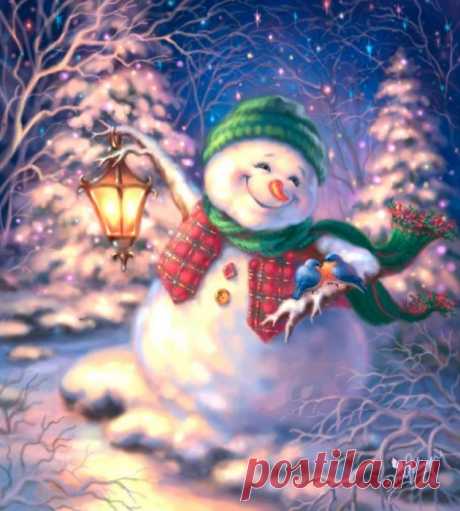Милые и забавные снеговички Dona Gelsinger | Colors.life