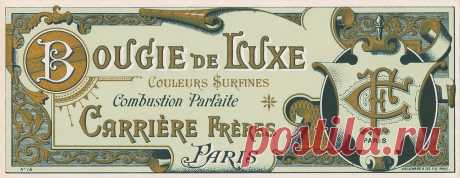 Antique French Perfume Label | Flickr - Photo Sharing!