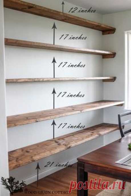 DIY Dining Room Open Shelving by The Wood Grain Cottage