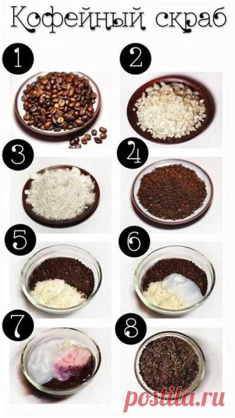 Рецепты кофейных скрабов для тела | Домохозяйки