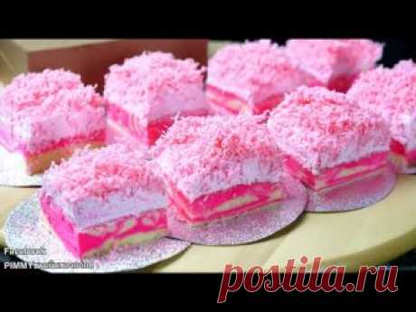 PINK CHOCOLATE CAKE Recipe  พิงค์ช็อคโกแล็ตเค้ก