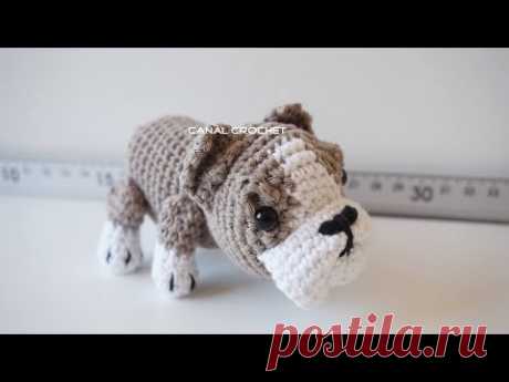 bulldog amigurumi tutorial - YouTube