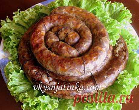 Домашняя колбаса - рецепт с фото