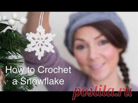 How To Crochet a Snowflake
