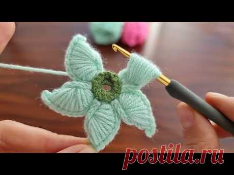 Цветочный мотив крючком
Free Crochet Patterns - Super Easy Crochet Knitting Flower Motif - Crochet for beginners #crochet - YouTube