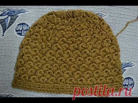Шапочка, связанная на линейке (knitted cap on straightedge)