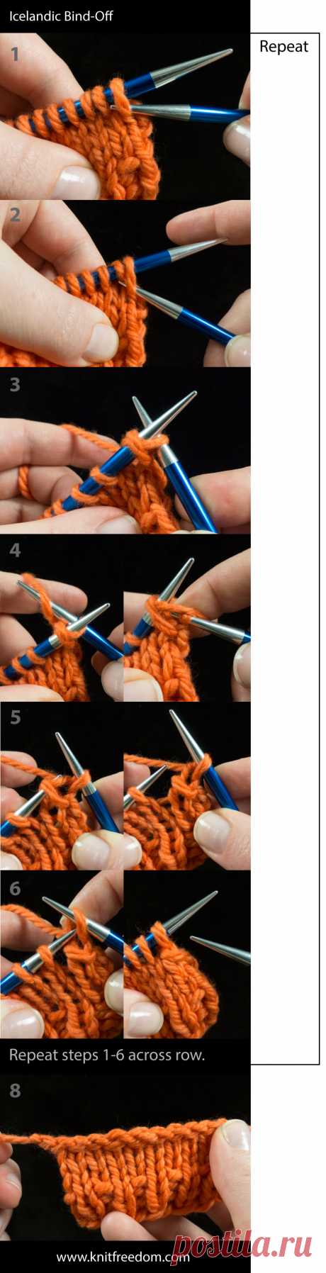 Icelandic Bind-Off: Best Easy Bind-Off for Garter Stitch