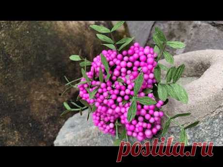 ABC TV | How To Make Easy Clove Plant With Mini Foam Ball - Craft Tutorial
