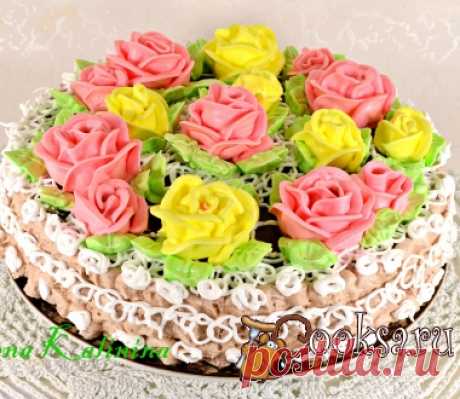 Бисквитный торт "Розалия"