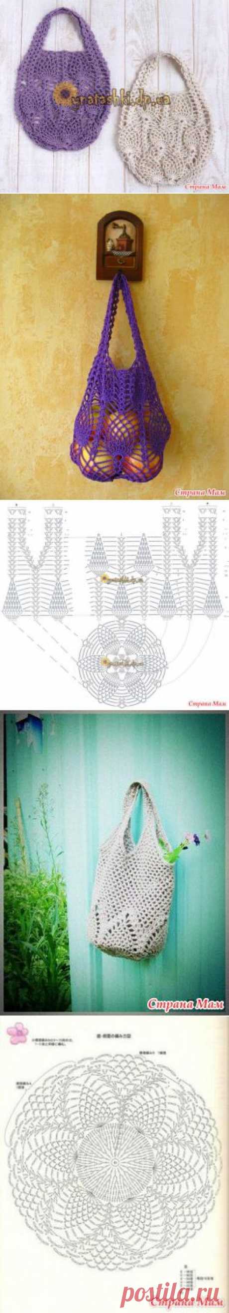 . Еще одна авоська... - Все в ажуре... (вязание крючком) - Страна Мам
