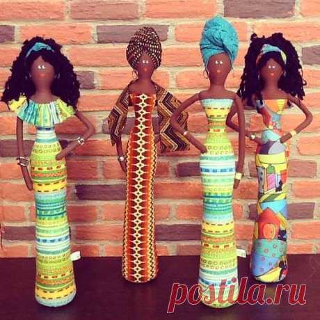 FELTRO MOLDES ARTESANATO EM GERAL: BONECA AFRICANA