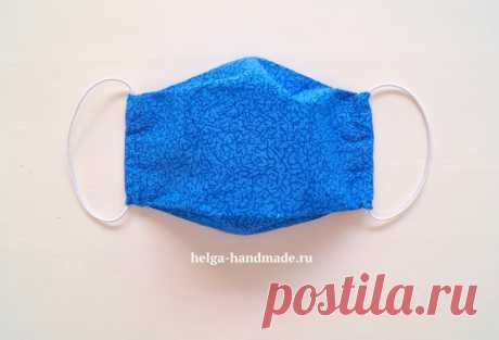 Защитная маска для лица с кармашком для сменного фильтра | helga-handmade.ru | Яндекс Дзен