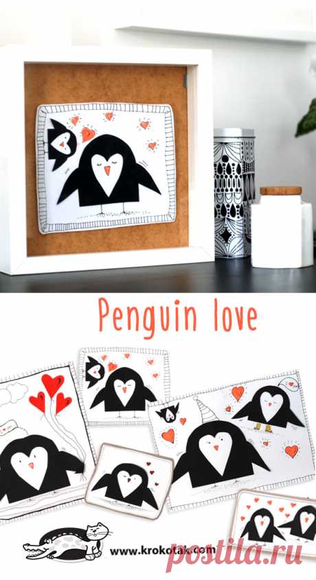 Penguin love | krokotak