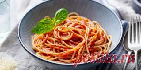 Аппетитные спагетти в томатном соусе - Идеи рецептов - 16 февраля - 43148133565 - Медиаплатформа МирТесен