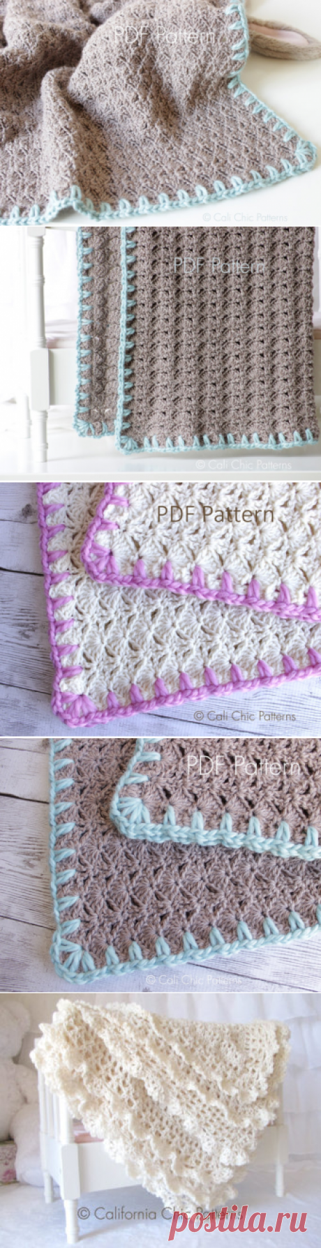 Baby Blanket PATTERN 16 Cupcake Easy Crochet Baby Blanket