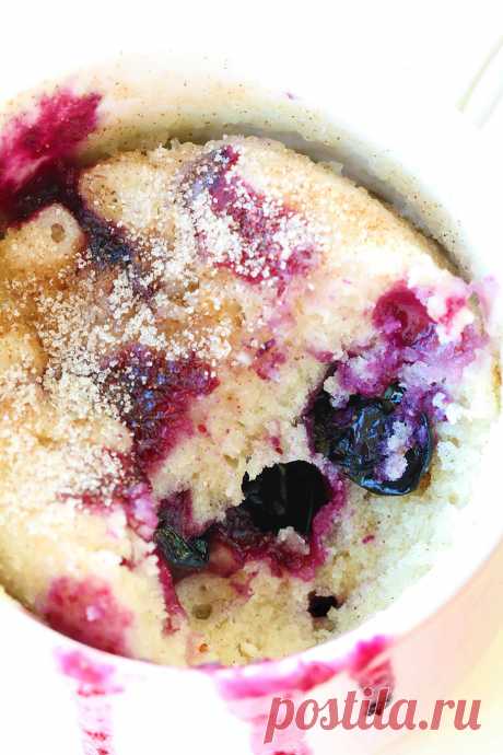 Perfect Blueberry Muffin Mug Cake Recipe