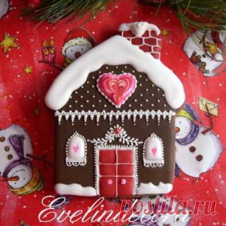 Gingerbread House Cookie