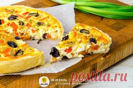 (35) Киш: рецепт с сыром (брынзой) и овощами - Будет вкусно - 25 января - 43083359764 - Медиаплатформа МирТесен