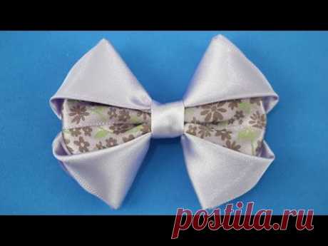 Passo a passo: Laço de fita de cetim/ DIY Satin ribbon *