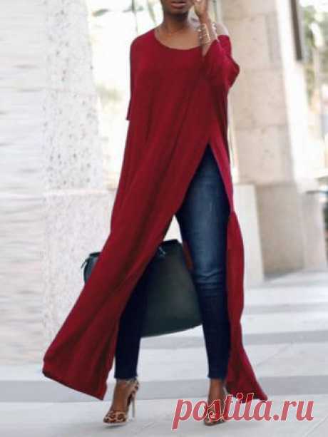 S-5XL Casual Women Side Split Long Maxi Shirts Only US$24.99 , shop S-5XL Casual Women Side Split Long Maxi Shirts at Banggood.com. Buy fashion Blouses & Shirts online.