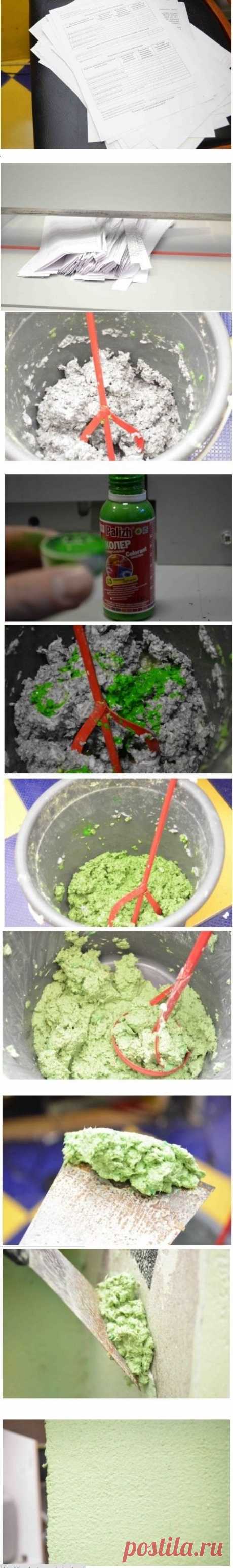 Как сделать или изготовить из бумажных отходов качественные жидкие обои для ремонта. Описание технологии изготовления жидких обоев в домашних условиях своими руками с наглядными фото.oboi zidkie