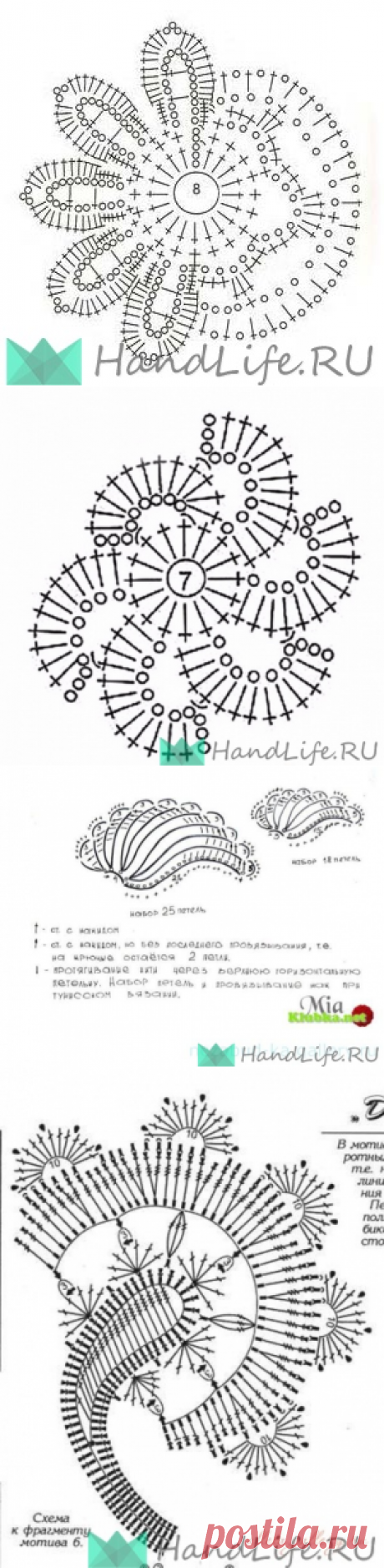 Элементы фриформа, схемы / Мое творчество - вязание