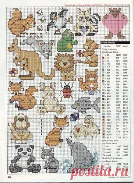 Schema punto croce Idee 288 | Cross stitch | Стібки