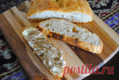 Невыразимая легкость кулинарного бытия...: Супер-простой домашний хлеб (без вымешивания теста)