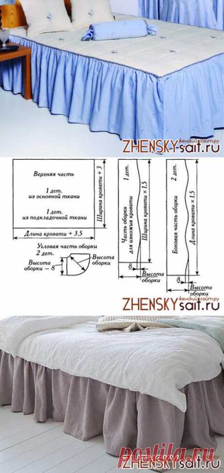 Покрывало своими руками, делаем покрывало на кровать