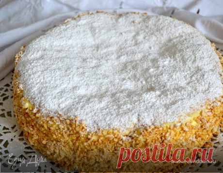 Торт &quot;Дипломатичный&quot; (Torta Diplomatica). Ингредиенты: тесто слоеное, бисквит, мука | Официальный сайт кулинарных рецептов Юлии Высоцкой