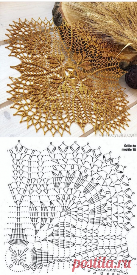 Самые красивые салфетки крючком со схемами. Салфетка крючком схема необычные