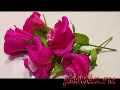 СУПЕР подарок БУКЕТ из КОНФЕТ diy Квіти Троянди з Цукерок.Цветы из Бумаги Розы ПОДЕЛКИ СВОИМИ РУКАМИ