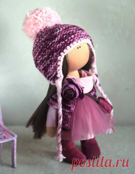 Winter doll Handmade doll Russian doll Cloth by AnnKirillartPlace