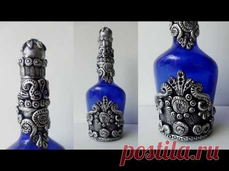 Bottle Craft Ideas/  Bottle Art / Bottle Decoration
