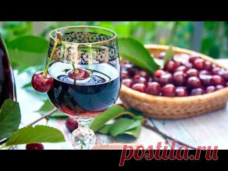 🍒ВИШНЕВАЯ НАЛИВКА, домашняя настойка из вишни на водке🍷