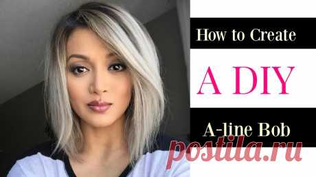 How to Create a DIY A-line Bob cut Hey Queens!I'm back with another hair tutorial for you, this time is decided to chop my hair really short, (well short for me) and i pretty much wanted to sh...