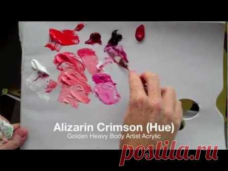 How to mix bright pink with acrylic paint: Colour mixing basics with acrylics | Part 1 of 2